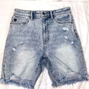 Bermuda KanCan Ultra High Rise  Length Cut Off Shorts Size 9 / 28 New Photo 0