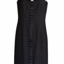 Carmen Marc Valvo  Collection Black Silk Dress Photo 0