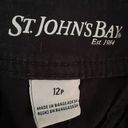 st. john's bay  (12) Petite Black Cargo Capri Crop Pants Photo 11