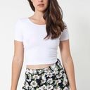 American Apparel  Daisy on Black Jean Shorts Photo 0