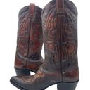 Krass&co Texas Boot  Texas Imperial Brown Leather Country Western Cowboy Boots 9 D Photo 10