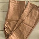 Kardashian Kollection Women Large Vegan Leather Kardashian Buttery Soft Pants Stretchy Side Camel 🐫 Photo 0