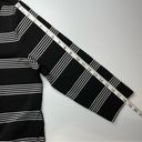 Chico's  Women's Black White 3/4 Sleeve Shift Wrap Office Formal Dress Sz 1 (M/8) Photo 9