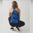 Lululemon 🍋  Cool Racerback - Windy Blooms Saphire Blue Multi - 8/10 Approx. Photo 1