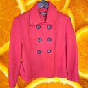 Briggs New York ‎ Red Pea Coat Size 10 Photo 0