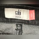 CAbi  slim boyfriend jeans size 8 black distressed Photo 8