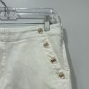 J. McLaughlin  Womens Dominica Short 4 White Gold Button Sailor High Rise Cotton Photo 3