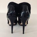 L.A.M.B. New Glamorous Suede Leather Ruched Ankle Bootie Black 6 Photo 5