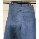 American Eagle  Jeans Womens 6S High Rise Ultra Wide Leg Medium Wash Skater (T30) Photo 4