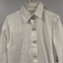 Jason Wu  Pearl Button Cotton Poplin White Shirt Small S Photo 4