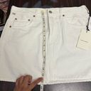 Citizens of Humanity  BEATNIK MINI SKIRT Cocos White Size 28 3166C-1248 Photo 11