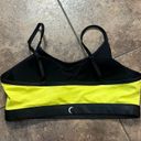 Zyia Neon Yellow Metallic Light N Tight Adjustable Bra Size XL Photo 3