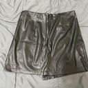 Amazon Faux Leather Mini Skirt Photo 3