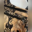 Soyt nylon‎ crossbody bag, elephant print Black Photo 7