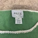 Oscar de la Renta Vintage Oscar  green knit top Photo 2