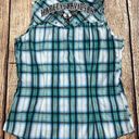 Harley Davidson Plaid Snap Button Tank S Photo 4