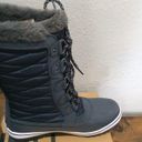 Jbu  by Jambu Duck Boots Chilly Water resistant Size 6 Navy Faux Fur Lined Photo 8