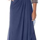 Alex Evenings FLAWED  Embellished Wedgewood Long A-Line Sweetheart Neck Dress Photo 1