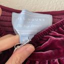 Hill House  Home NWT Burgundy Velvet Akilah Nap Dress Midi Size Small Photo 5