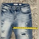 KANCAN mid rise super flare jeans size 28 distressed Blue Photo 9