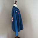 New Direction Funky Vintage 90s  Stars & Stripes Denim Jacket! Photo 3