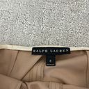 Ralph Lauren  Black Label wool blend camel trouser pant career wide leg dress Photo 3