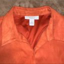 Dress Barn  button shirt with shoulder pads, orange Photo 2