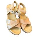 Kork-Ease Korks by  Ava Platform Wedge Leather Strappy Comfy Sandals Sz 9 Photo 1