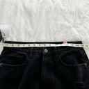 Pretty Little Thing  Washed Black Distressed Mom Jeans Size 6 NWT Photo 8