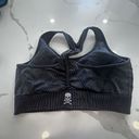 Soul Cycle Sports Bra Blue Womens Size Large Cross Back Wide Strap A0625 Photo 2