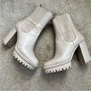 Gianvito Rossi  Nude Bone Platform Chelsea Boot 37.5 Photo 5