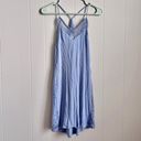 Charlotte Russe Sleeveless Periwinkle Blue V-Neck Racerback Lace Dress Photo 2