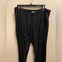 Natori  Black Ribbed Drawstring Sleep Pants (FLAW) Photo 1