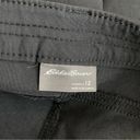 Eddie Bauer  Black Capri Pants Capris Size 12 Cropped Photo 4