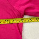 Gap  Shrunken T Jean-Michel Basquiat Spell Out Hot Pink Crop L/S Shirt Womens S Photo 2