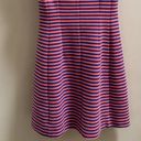 Lilly Pulitzer  Briella Ottoman Stripe Dress Pink Blue XS Lined RARE HTF GORGEOUS Photo 2