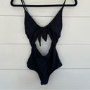 Beach Riot  Black Cutout One Piece Swim Photo 1