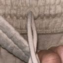 American Eagle  Boyfriend Oatmeal Color Flower  Embroidery Sweatpants Size Med Photo 3