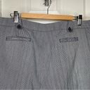 Lafayette 148  Thin Micro Stripe Wide Leg Pants Size 18 Navy Blue White EUC Photo 6