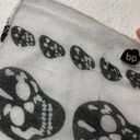 BP  Oversized Skull Print Scarf. Black and White Wrap Sarong Scarf Photo 4