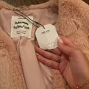 ZARA Trf Outerwear Faux Fur Coat Photo 1