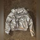 Bershka silver puffer jacket Photo 2