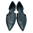 Vince  Damris Black Leather Flats Ballet Pointed Toe Women’s size 8.5 Photo 2