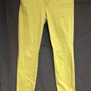 CAbi  Yellow Skinny Jeans Womens 5-Pocket Zip Fly Size 10 Photo 0