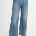 Banana Republic  High Rise Wide Leg Crop Cutoff Blue Jeans Size 24 Photo 0