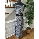 Susan Lawrence  Black/White Polyester Maxi Dress Photo 6