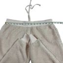 Wish Third  Womens Large Lounge Pants Pajamas Jogger holiday sequins fuzzy comfy Photo 14