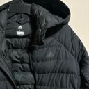 Adidas  Women's Climawarm Black Hoodie Down Puffer Jacket- Size Large Photo 5