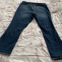 Torrid Denim Dark Wash Lightly Distressed Bootcut Raw Hem Jeans, size 12 Photo 12