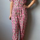 Nordstrom Vintage  Pink Floral Jumpsuit Photo 0